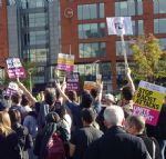 Protesters oppose EDL in Manchester